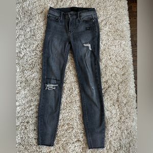 Black Orchid Embroidered Jeans